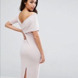 Cross Back Midi Dress